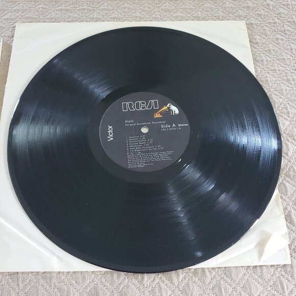 Hair Original Movie Soundtrack 2 LP Set Album Vinyl RCA Records CBL2-3274 TESTED - Picture 6 of 13